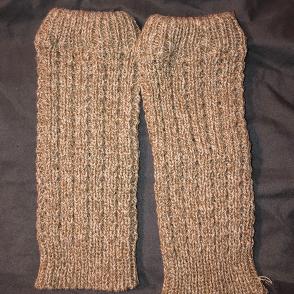 Tan Boot Socks/Leg Warmers
